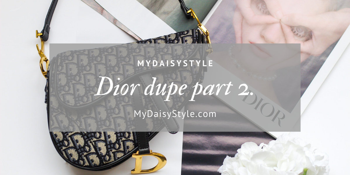 Dior Saddle Bag Dupe part 2.